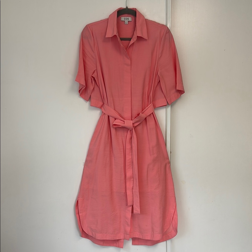 COS Pink Midi Dress
